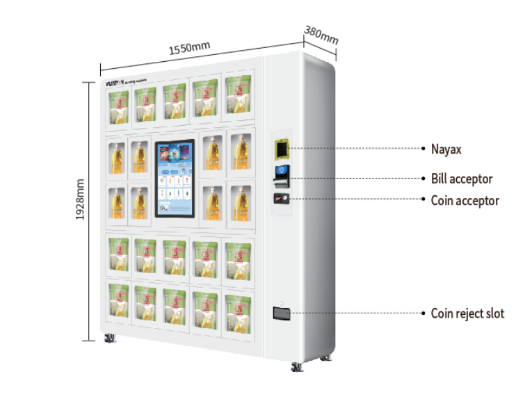 Factory Coin Vending Machine Automatic Drink Beverages Coffee Bottled Water Vending Machine