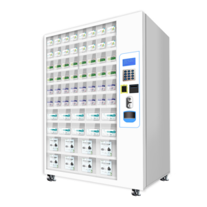 Premium Glass Bottle Vending Machine Grid Box Locker Combo Food Locker Qr Code Vending Machine