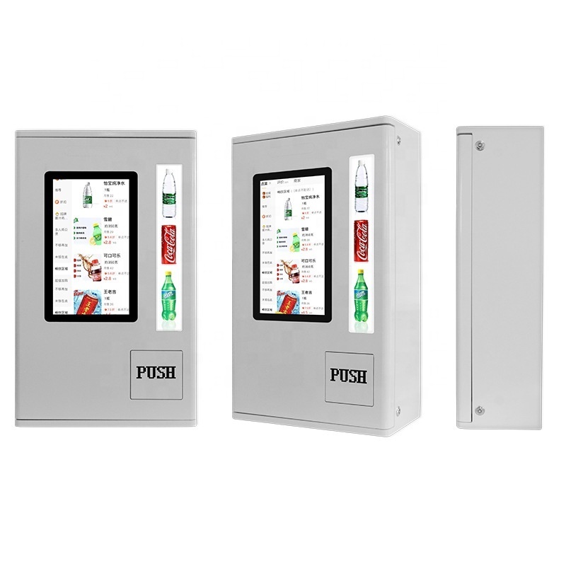 Wall mounted touch screen intelligent vending machine, chewing gum and tissue vending machines