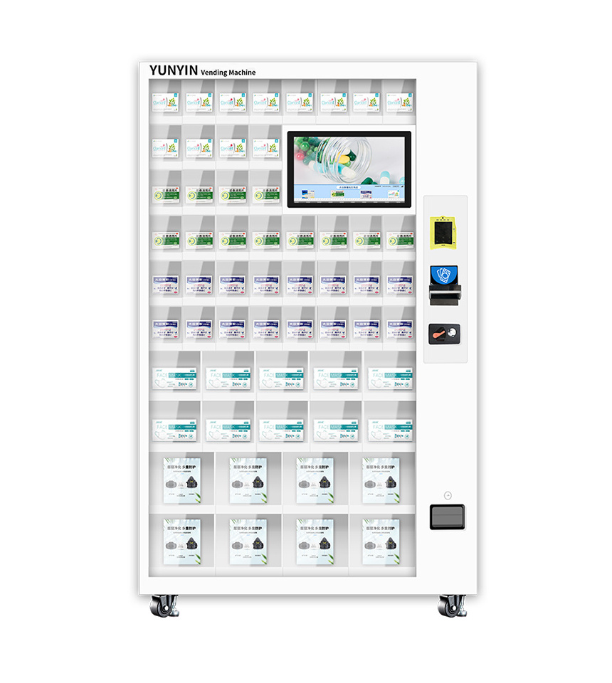 15.6 inch touch screen self-service vending machine, customized cabinet vending machine for cigarette