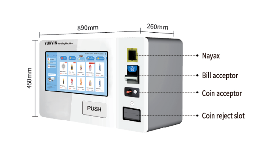 Small 24 Hours Portable Store Automatic Vending Machine For Retail Items