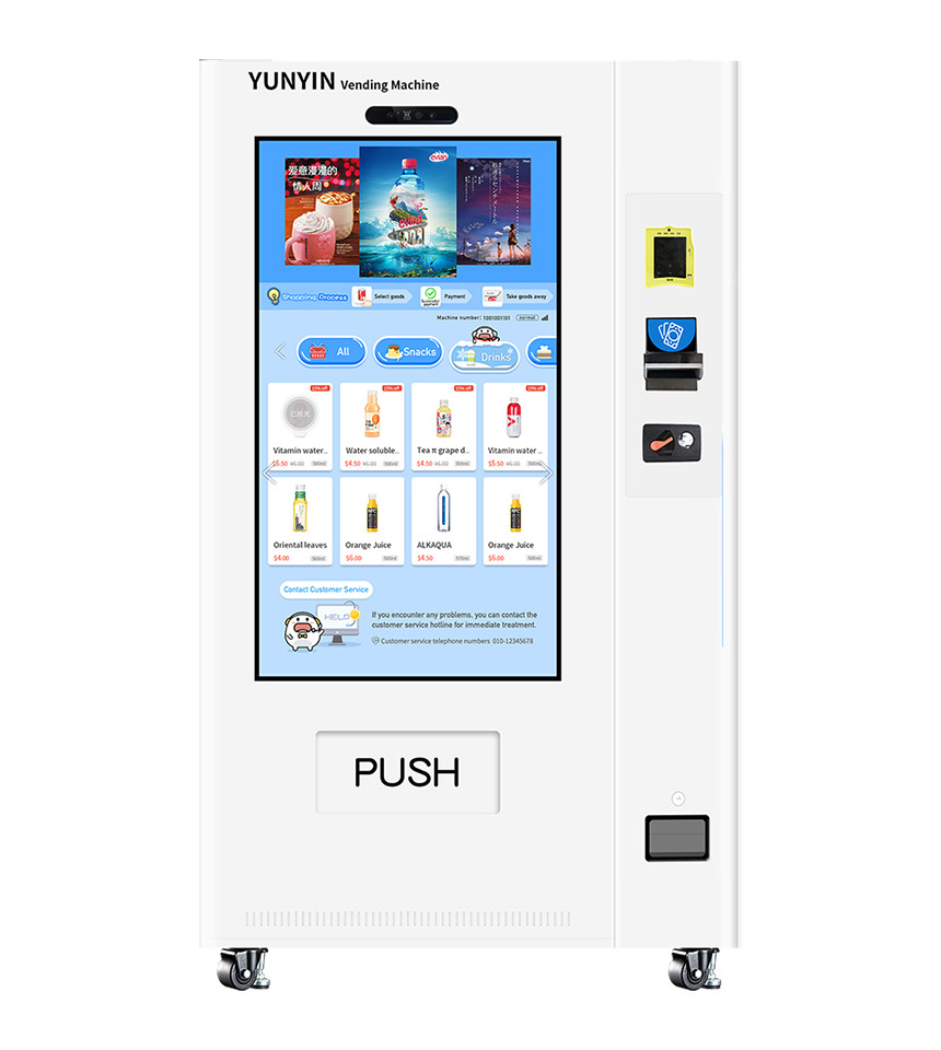 Yunyin Wechat Payment Hotel Self Service Mini Vending Machine for Condom