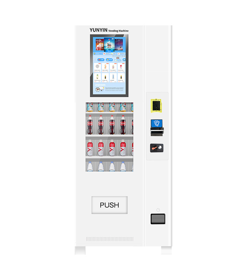 Yunyin Modern Smart Touch Screen Lucky Bags Automatic Vending Machine For Sale