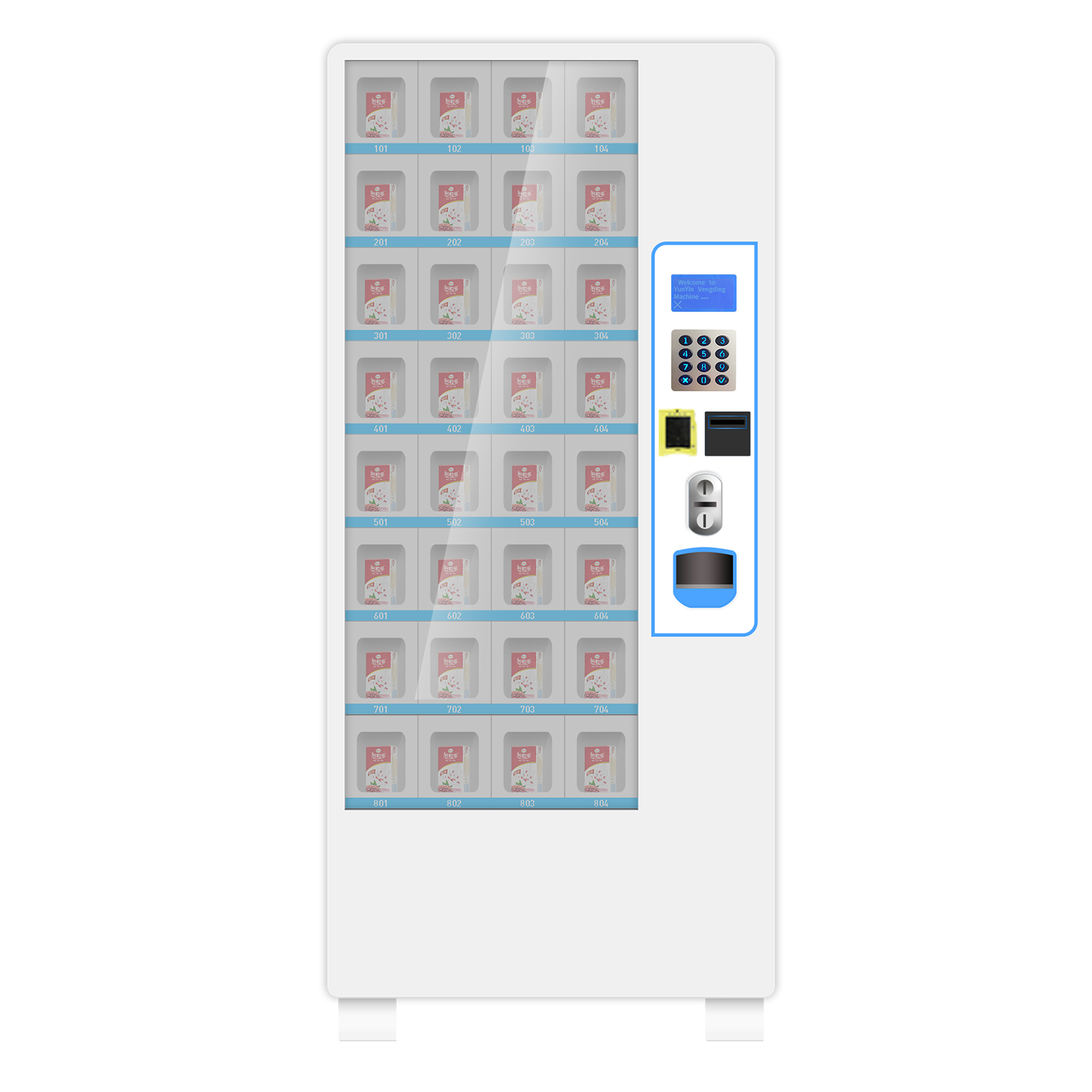 Hot Selling Cooling Locker Vending Machine Vegetables Frozen Yogurt Vending Machine