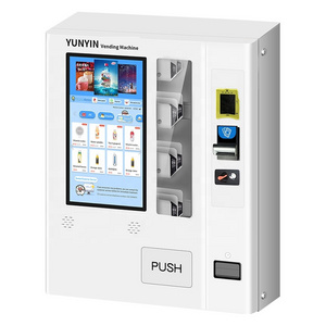 Wall mounted touch screen intelligent vending machine, chewing gum and tissue vending machines