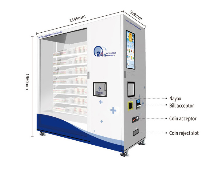 Hospital 24-hour intelligent drug vending machine, outpatient unmanned self-service medicine vending machine