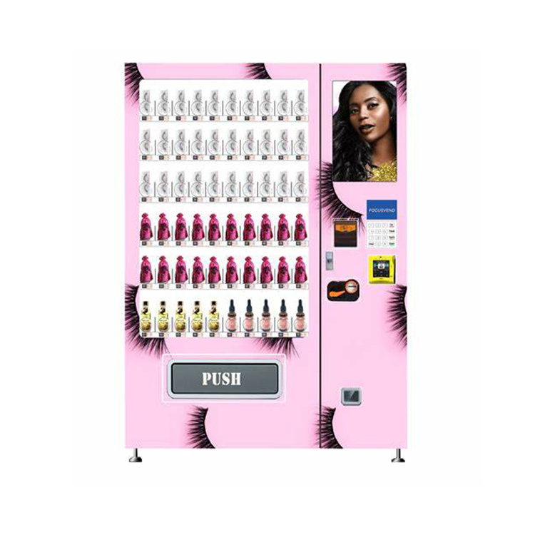 Popular hair lash vending machine eyelash vending beauty products false lashes cosmetics vending machine for false lashes