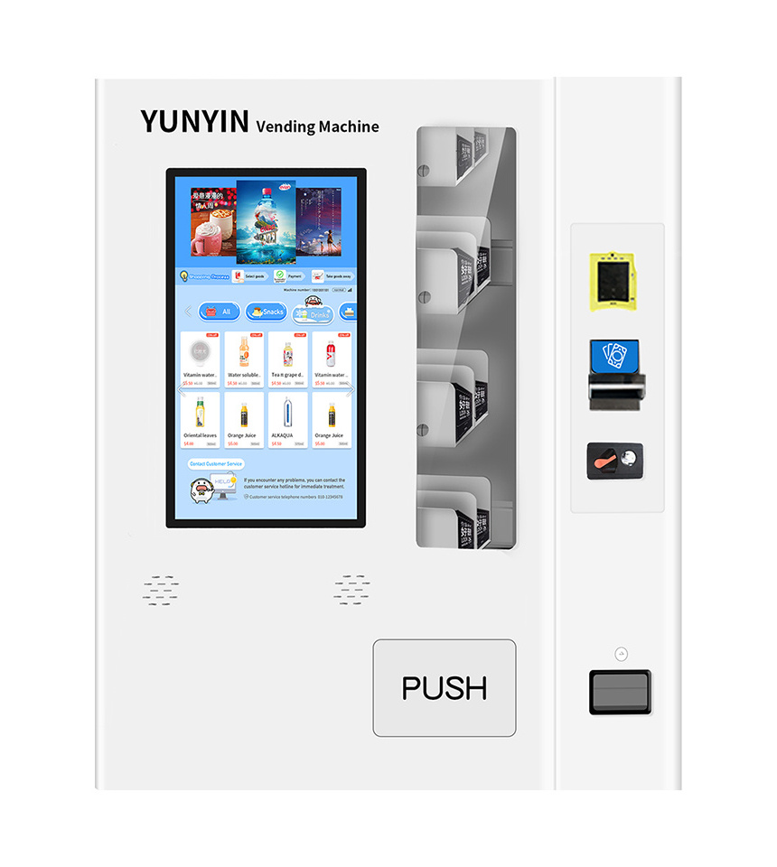 Manufacturer Smart Touch Screen Mini Automatic Wall Mounted Vending Machine, China Vending Machine Supplier