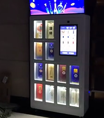 Factory sell intelligent alcohol vending machines, wholesale unmanned self-service liquor vending machine