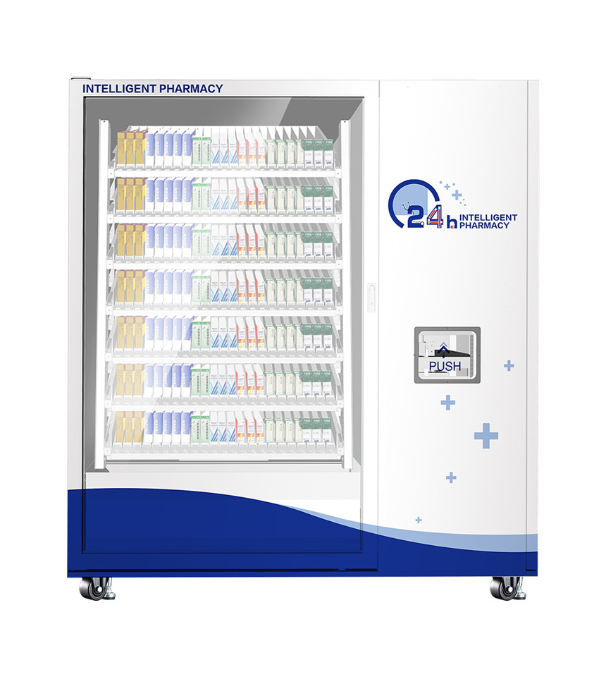 Hospital 24-hour intelligent drug vending machine, outpatient unmanned self-service medicine vending machine