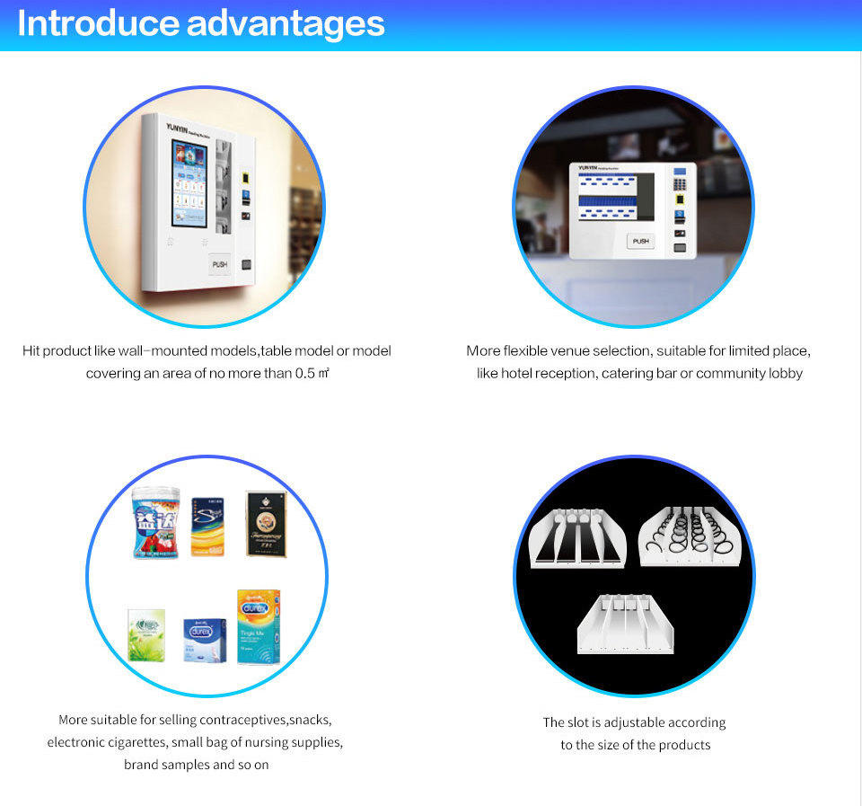 Yunyin QR Code Payment System coffee touch screen vending machine ...