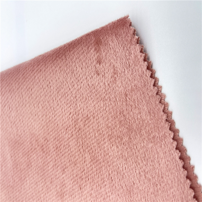 Cheap price 100% Polyester  Short Pile Velboa fabric Plush velvet fabric