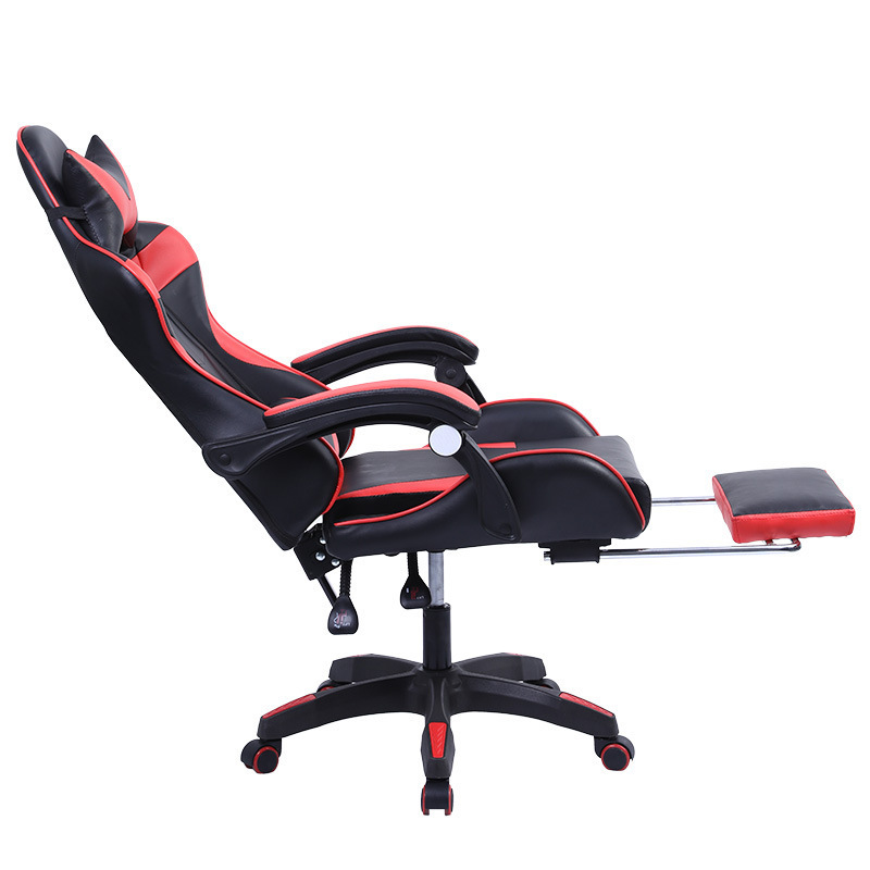 Free Sample Pc Office Racing Computer Reclining Leather Silla Gamer Dropshipping Led Gaming Chair With Footrest