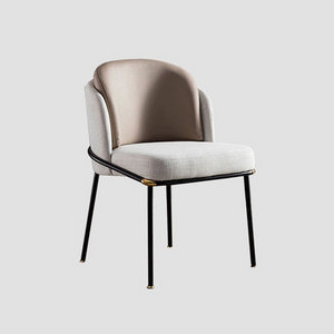 Nordic Home Furniture Dining Room Chair With Metal Legs Restaurant Leather Velvet Modern Dining Chair