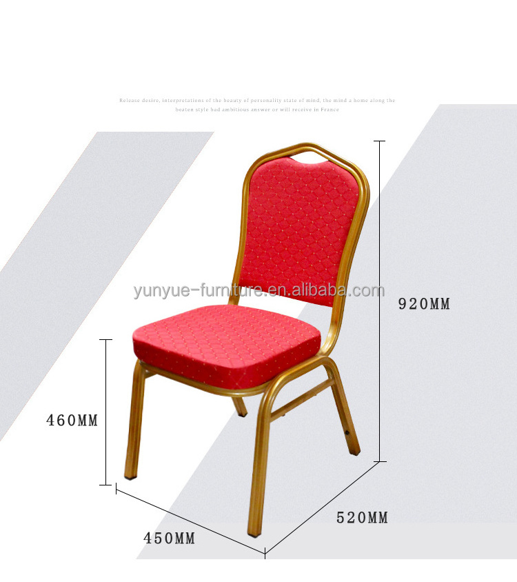 Wholesale used cheap hall wedding hotel metal stackable banquet chairs for sale