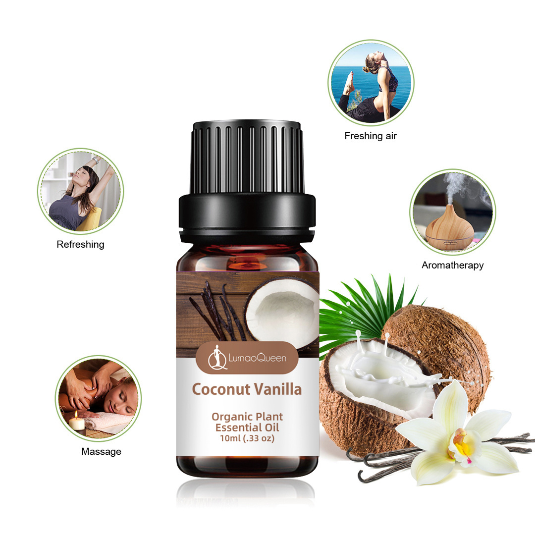 1KG Coconut Vanilla Natural Fragrance Oil 100ml Imported Ocean Breeze Fragrance Oil Cotton Fragrance Oil