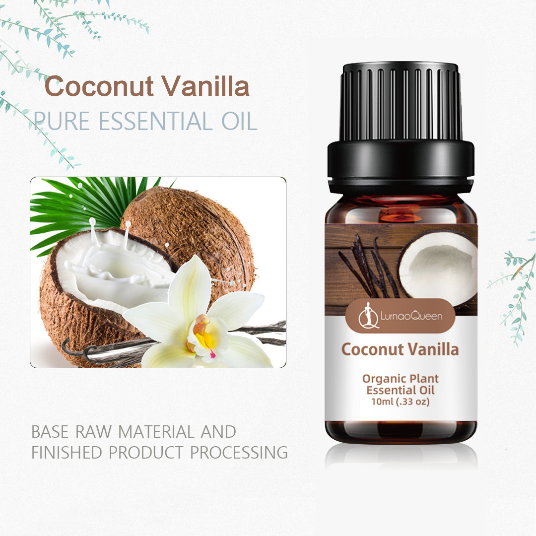 1KG Coconut Vanilla Natural Fragrance Oil 100ml Imported Ocean Breeze Fragrance Oil Cotton Fragrance Oil