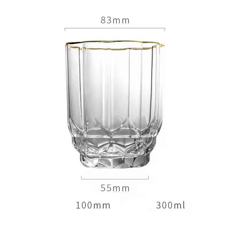 Wholesale Custom Drinking Water Glasses Unique Italian Diamond Shape Champagne Flutes Wine Goblet Cup Crystal Red Wine Glass Set