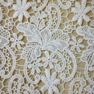 Factory self-sales Milk silk water soluble lace full-scale lace fabric