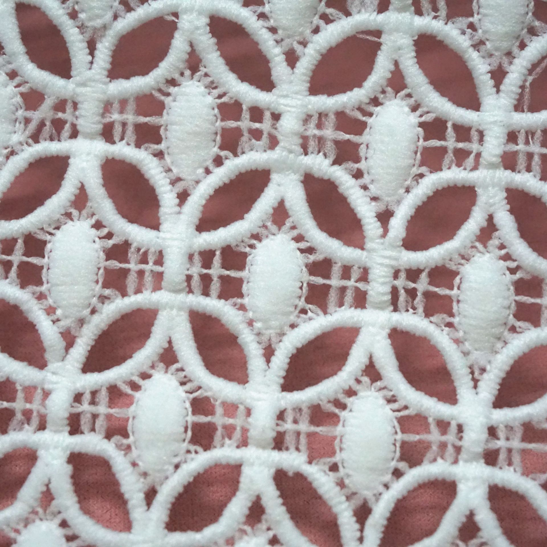 High-end dress dress fabric factory wholesale new milk silk water soluble lace full fabric