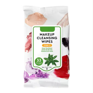 Cosmetic Facial Wipes Aloe Vera&Cucumber Enriched Organic Makeup Remover Wipes