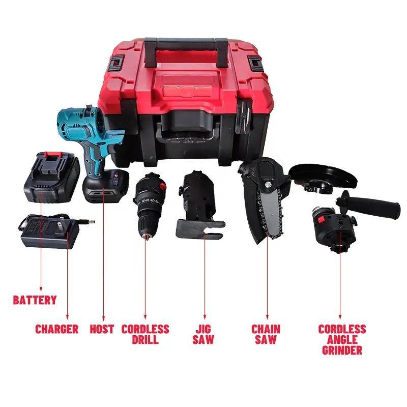 Good Quality High Performance Cordless Drills 18V 1.5Ah Cordless Drill Cordless Screwdriver Drill Lithium Battery Power Tool Kit