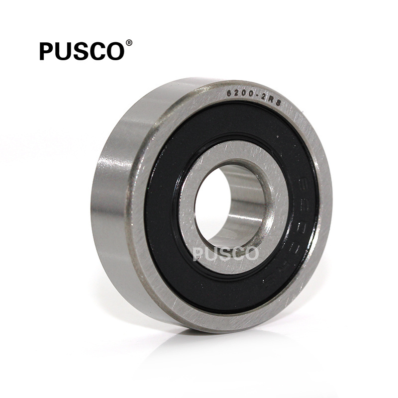 PUSCO Brand 6200 zz 2rs Single Row Deep Groove Ball Bearing for bicycle motorcycle 6201 6202 6203 6204 6205 6206  ball bearing