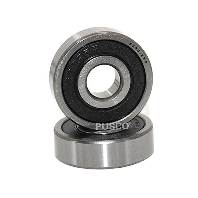 PUSCO Brand 6200 zz 2rs Single Row Deep Groove Ball Bearing for bicycle motorcycle 6201 6202 6203 6204 6205 6206  ball bearing