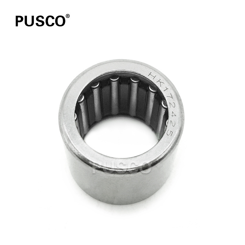 PUSCO Brand HK172425 HK series Drawn Cup Needle Roller Bearing Size 17x24x25mm High Quality bearing HK1212 HK2820 HK3520