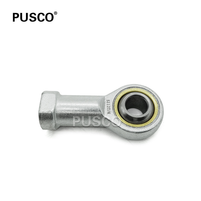 PUSCO Stainless Steel Hole Metric Fish Eye Joint Swivel Bearings Rod End Bearings SI12T/K For Hydraulic Components SI12 T/K