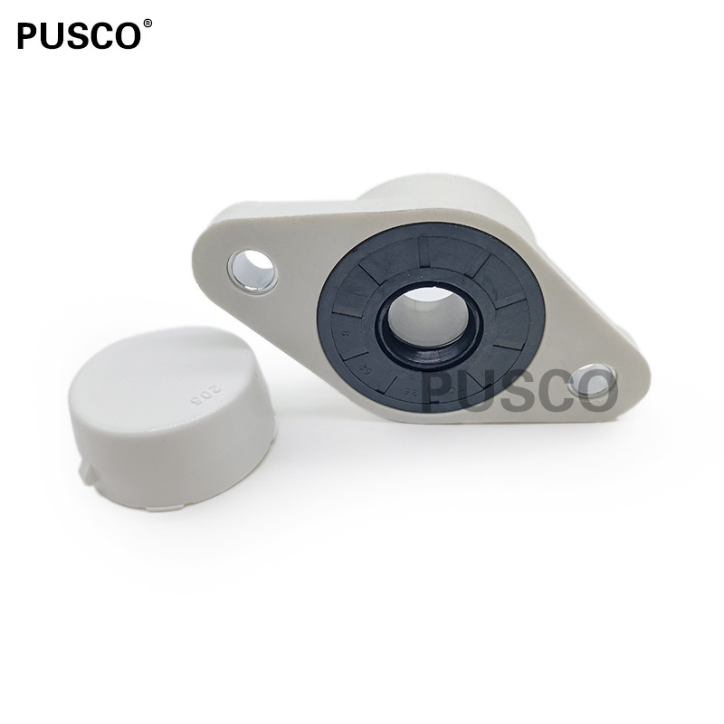 PUSCO Flange Pillow Block Bearing FL205 Bearing Housing fl205 For Waterproof Plastic Flange White Pillow Block Bearing FL205