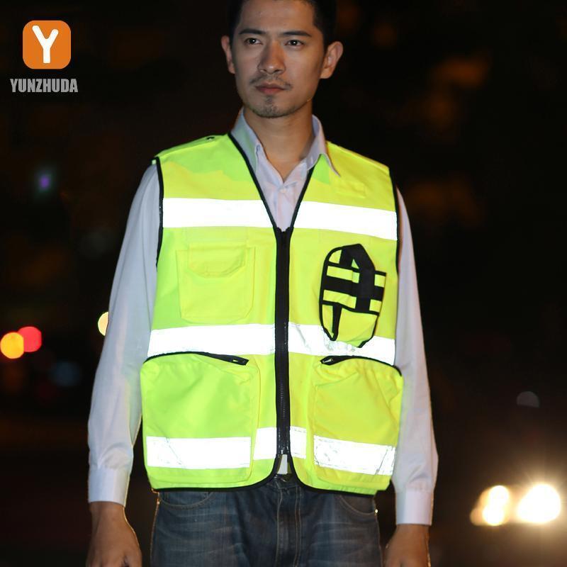 Manufacturer Breakaway Hi Vis Waterproof Industrial High Visibility Reflective Utility Safety Vest for Engineers