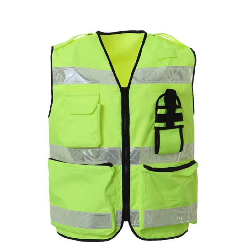 Manufacturer Breakaway Hi Vis Waterproof Industrial High Visibility Reflective Utility Safety Vest for Engineers