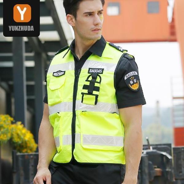 Manufacturer Breakaway Hi Vis Waterproof Industrial High Visibility Reflective Utility Safety Vest for Engineers