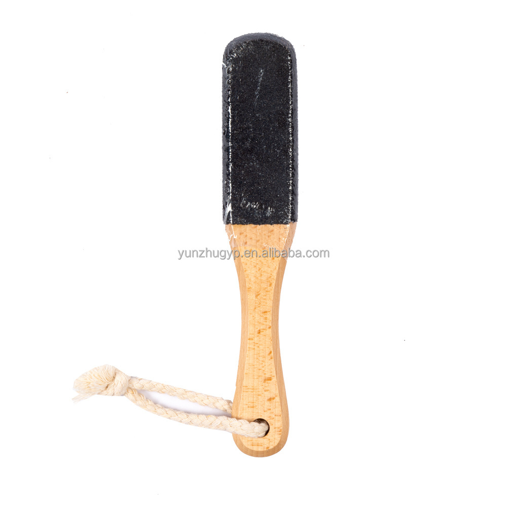 Foot Rub Exfoliating Scrub Grinding Stone Feet Rubbing Foot Stone Calluses Pedicure Tools Wood Pedicure Rub Foot File