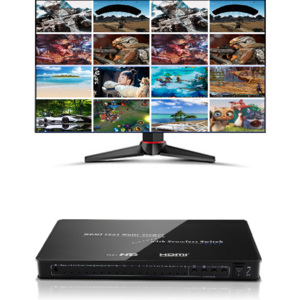 New model hdmi 16x1 multiviewer with seamless switcher in Shenzhen factory