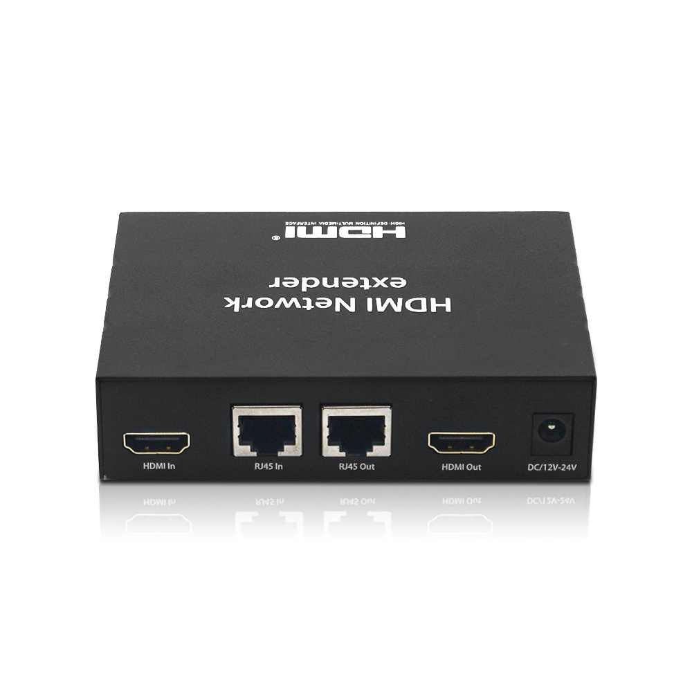 HDMI Extender transmitter receiver 100M HDMI V1.4 support 4K @30Hz KVM extender with IR extension by cat-5e/6 cable rj45 port