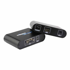 VGA Audio to HDMI converter with audio connector,VGA to HDMI adapter