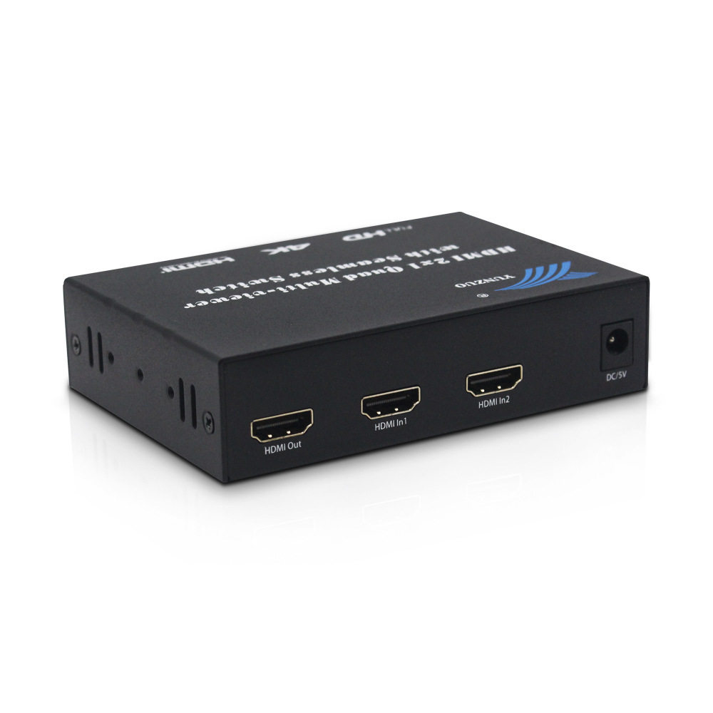 Customize HDMI 2x1 Multiviewer 2 Ports with Seamless Switch Premium HDMI Switch For Enhanced Connectivity And Control