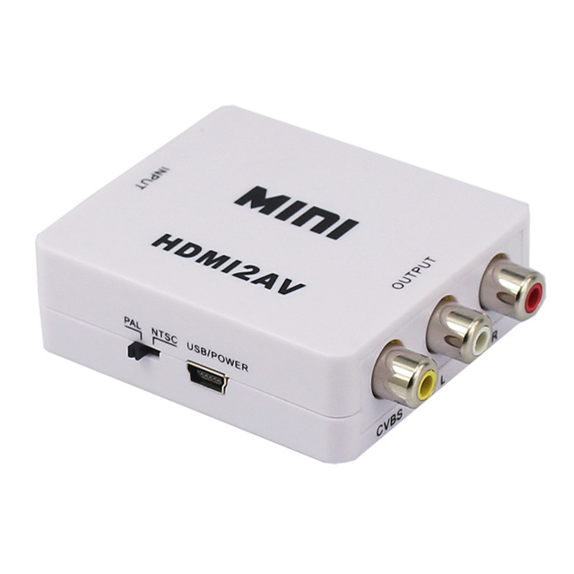 HDMI av transmitter Input Digital to RCA Analog Audio / Video Composite CVBS Output Converter / AV