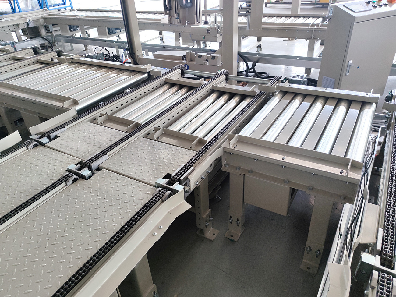 customized pallet roller/gravity pallet conveyor for furniture factory