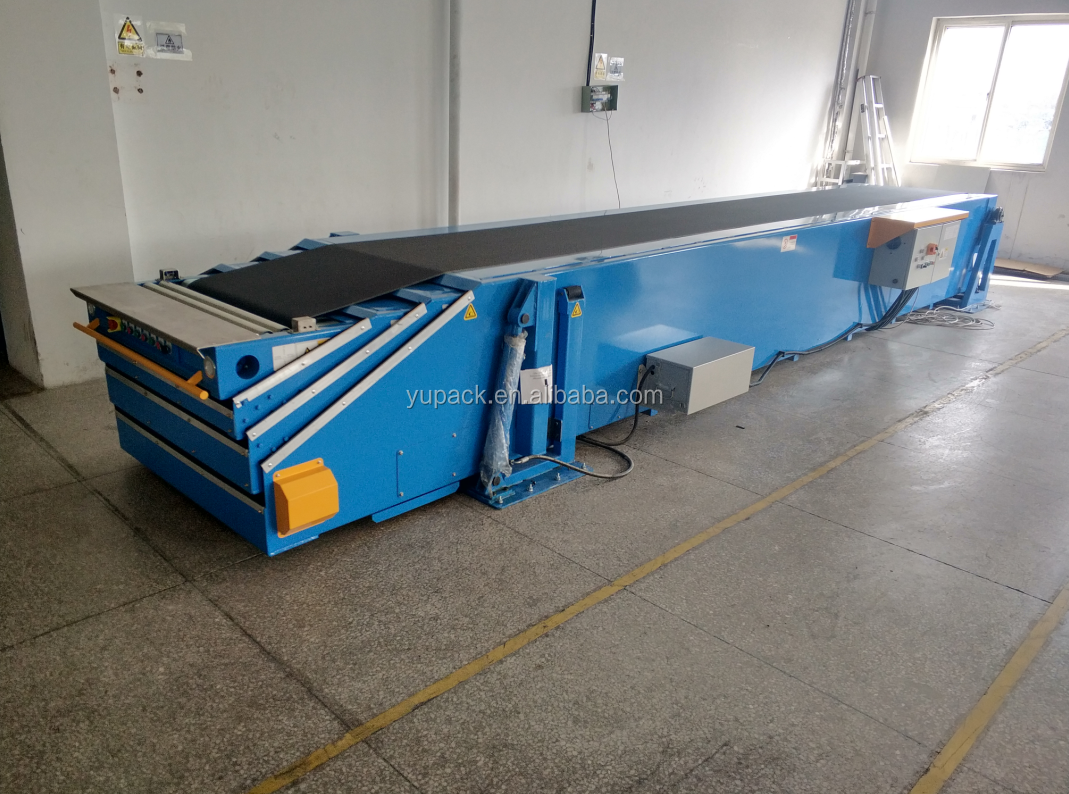 Automatic draw-out belt conveyor telescopic conveyor for truck loading and unloading