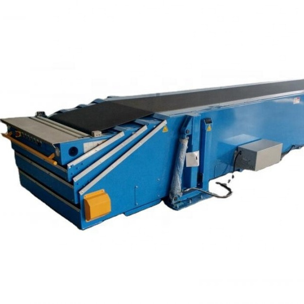 Automatic draw-out belt conveyor telescopic conveyor for truck loading and unloading