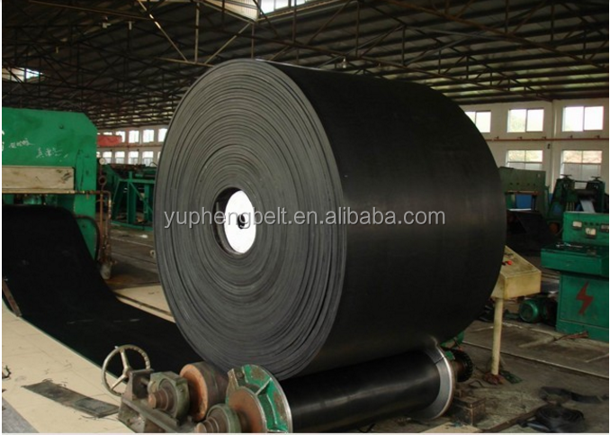 China Rubber Cold-resistant EP fabric canvas for heavy duty in winter durable good trough capacity Flat Conveyor Belt