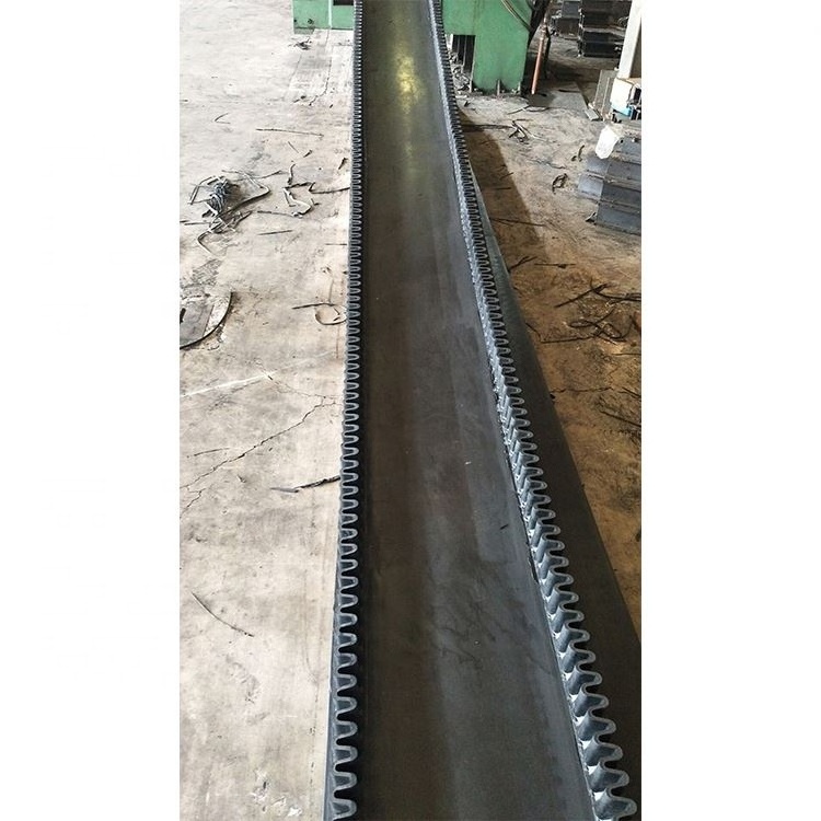 Industrial sidewallConveyor belt  sand plastic modular sidewall Belt Conveyor Truck Loading Unloading Conveyor