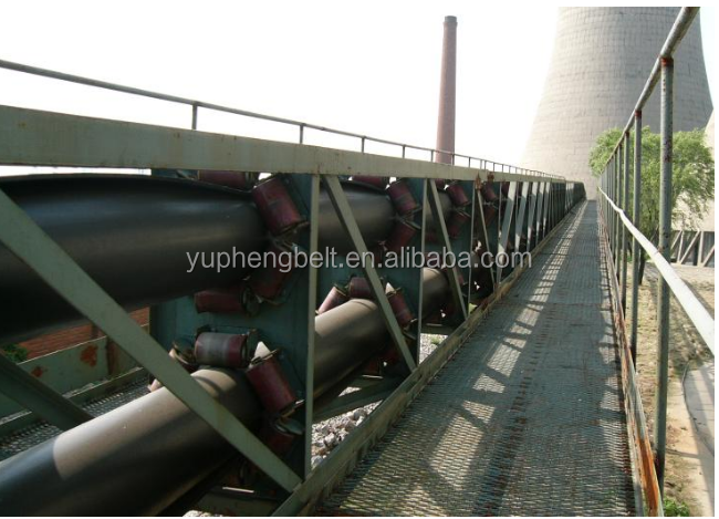 Pipe rubber conveyor belt Nimble Waterproof Food Grade Pvc Kitchen Conveyor Belt conveyor price big bag  for plastic unloader