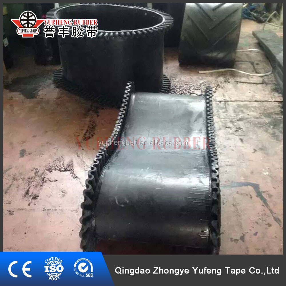 Industrial sidewallConveyor belt  sand plastic modular sidewall Belt Conveyor Truck Loading Unloading Conveyor