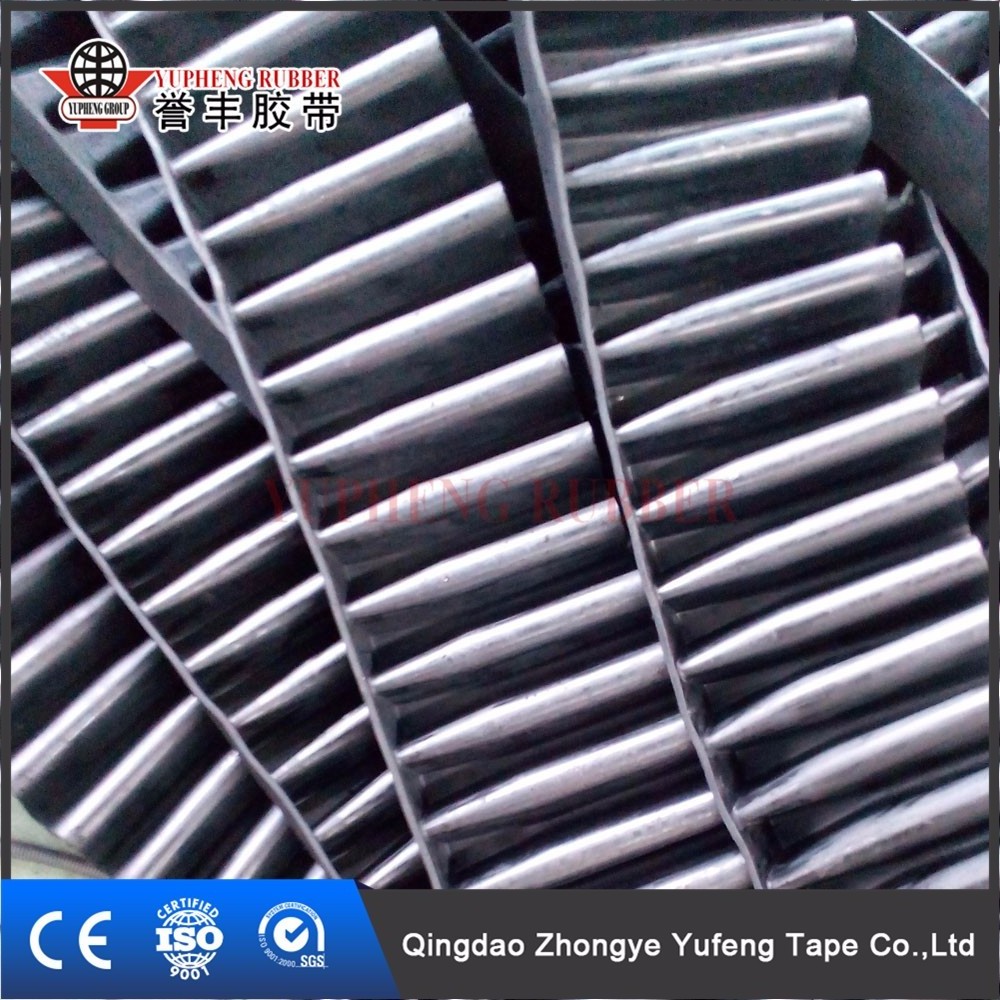 Customize Inclined Sidewall Conveyor Belt durable Skirt Side Wall Rubber Conveyor Belt