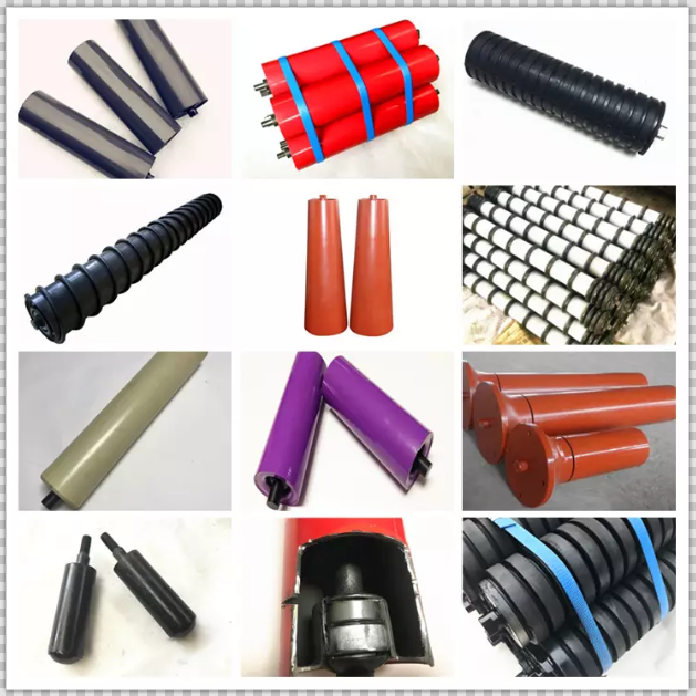 stainless Return / carrier rollers heavy duty steel powered gravity conveyor system roller bearing parts