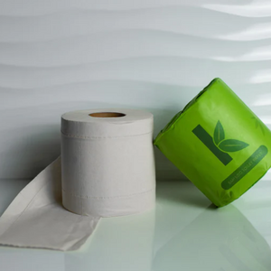 FSC Tree Free Eco Bamboo Toilet Paper Bath Tissue With Plastic Free Packaging, Made of 100% sustainable bamboo 100% plastic free